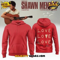 Shawn Mendes “On The Road Again” Special Red Hoodie