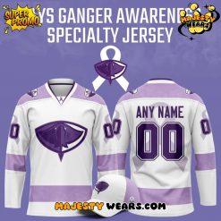 South Carolina Stingrays Cancer Awareness Special Hockey Jersey
