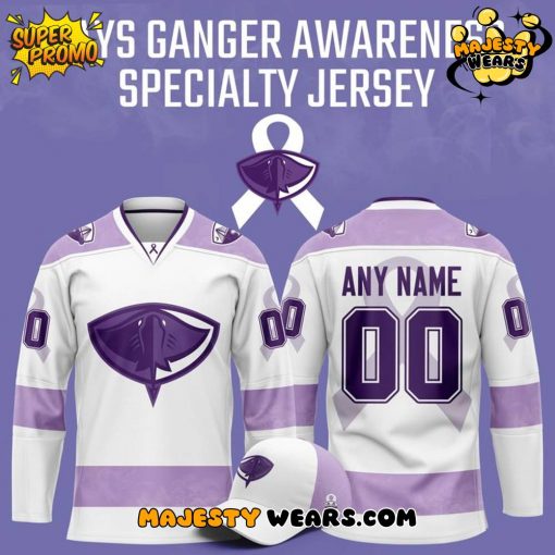 South Carolina Stingrays Cancer Awareness Special Hockey Jersey