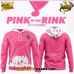 St. Louis Blues 2025 “Pink in the Rink” Special Hoodie