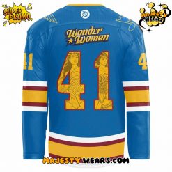 St Louis Blues x Wonder Woman Night 2025 Custom Hockey Jersey