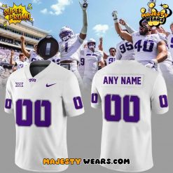 TCU Horned Frogs ‘White Out’ Custom Football Jersey