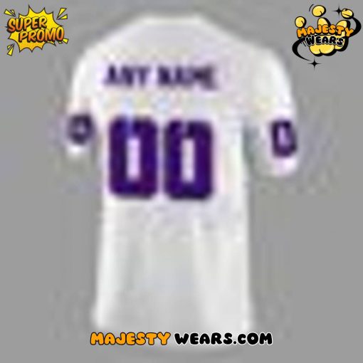 TCU Horned Frogs ‘White Out’ Custom Football Jersey
