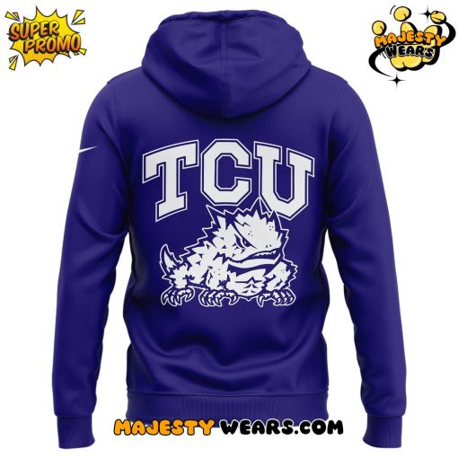 TCU Horned Frogs x Jesus Won Special Purple Hoodie