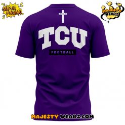 TCU Horned Frogs x Jesus Won Special Purple Tee