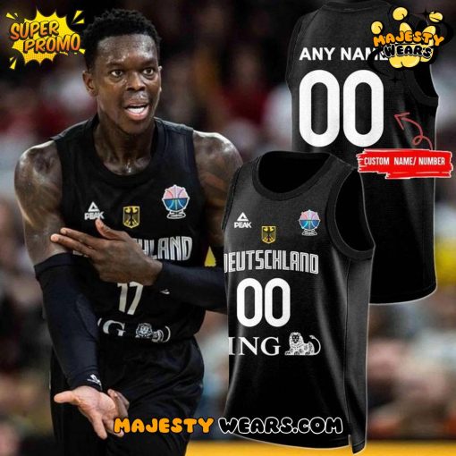 Team Deutschland Special Black Basketball Jersey