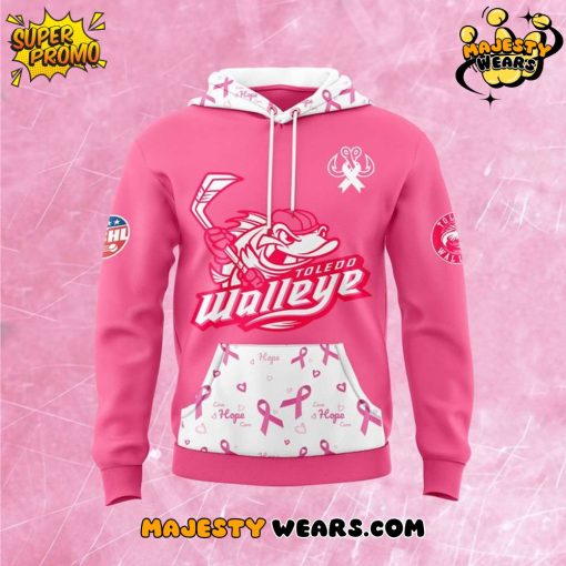 Toledo Walleye 2025 “Pink in the Rink” Special Hoodie