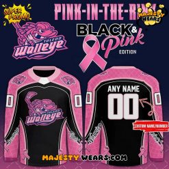 Toledo Walleye Pink in the Rink 2025 Custom Hockey Jersey