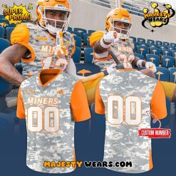 UTEP Miners Heroes Tribute Uniform Custom Football Jersey