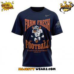 Utah State Football “Farm Fresh” 2025 Special New T-Shirt