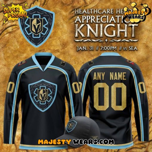 Vegas Golden Knights Healthcare Hero Appreciation Day 2025 Hockey Jersey
