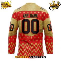 Vegas Golden Knights x 2025 Christmas Holiday Custom Hockey Jersey