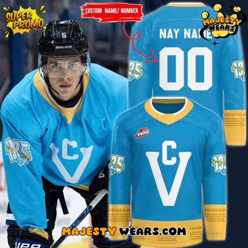 Victoria Royals x 2025 Victoria Cougars Night Custom Hockey Jersey