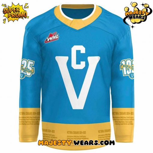 Victoria Royals x 2025 Victoria Cougars Night Custom Hockey Jersey