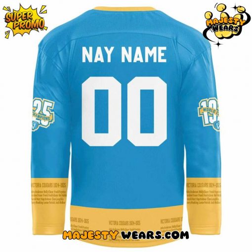 Victoria Royals x 2025 Victoria Cougars Night Custom Hockey Jersey