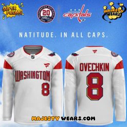 Washington Capitals White Nationals 20th Anniversary Seasons Hockey Jersey