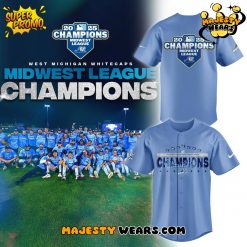 West Michigan Whitecaps 2025 Midwest League Champions Baseball Jersey