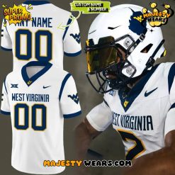 West Virginia Mountaineers ”White Out” Gameday Custom Football Jersey