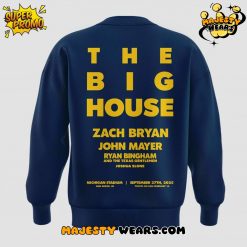 Zach Bryan x Michigan Wolverines Tour The Big House 2025 Special Sweatshirt