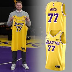 Los Angeles Lakers Show Luka Doncic Basketball Jersey