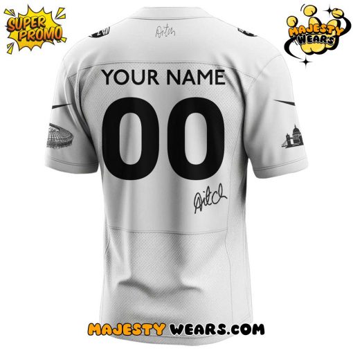 Aitch x NFL London Game Custom Football Jersey – White
