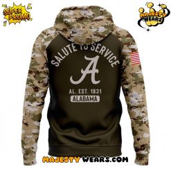 Alabama Crimson Tide Salute To Service Camo Hoodie