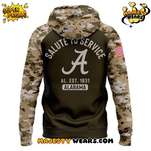 Alabama Crimson Tide Salute To Service Camo Hoodie