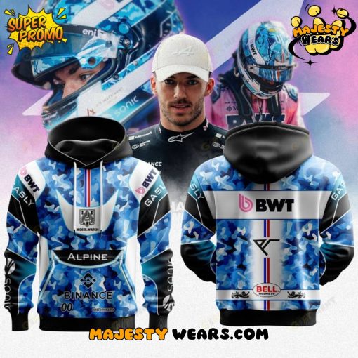 Alpine Pierre Gasly Premium F1 Helmet Special Hoodie