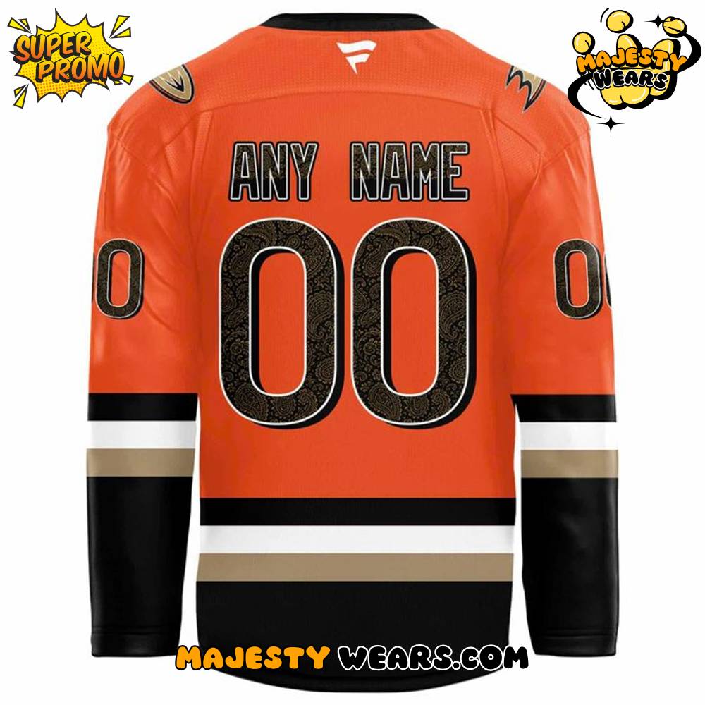 Anaheim Ducks Vamos Patos 2025 Custom Hockey Jersey Anaheim Ducks Vamos Patos 2025 Custom Hockey Jersey