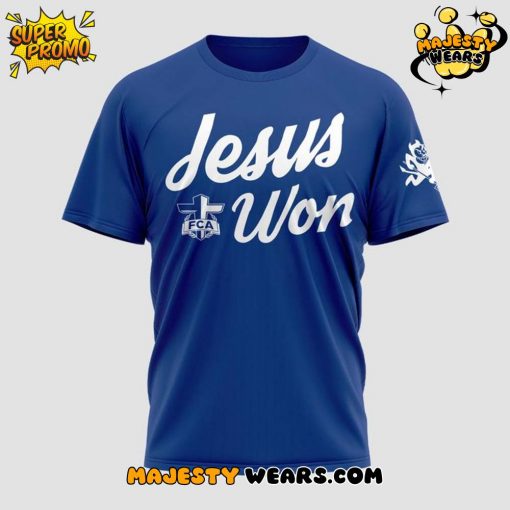 Arizona State Sun Devils x Jesus Won Navy T-Shirt