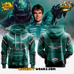 Aston Martin Fernando Alonso Premium F1 Helmet Special Hoodie