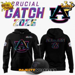 Auburn Tigers x Crucial Catch Intercept Cancer 2025 Special Hoodie