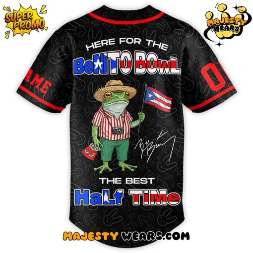 Bad Bunny Here For The Benito Bowl The Best Half Time 2025 Baseball Jersey