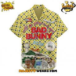Bad Bunny “No me quiero ir de aqui” Hawaiian Shirt