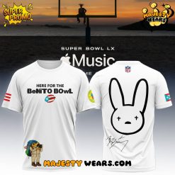 Bad Bunny Super Bowl Imusic Special White Shirt