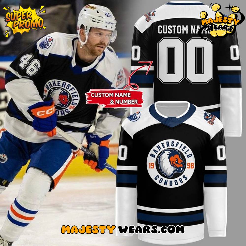 Bakersfield Condors Throwback 1998 Custom Hockey Jersey Bakersfield Condors Throwback 1998 Custom Hockey Jersey