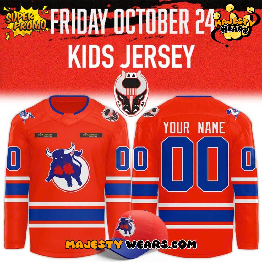 Birmingham Bulls 2025 Kids Jersey Night Custom Hockey Jersey Birmingham Bulls 2025 Kids Jersey Night Custom Hockey Jersey