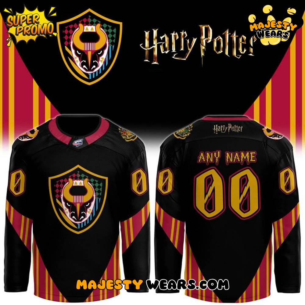Birmingham Bulls x Harry Potter Night 2025 Custom Hockey Jersey Birmingham Bulls x Harry Potter Night 2025 Custom Hockey Jersey