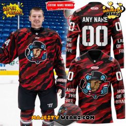 Bloomington Bison Military Appreciation Night Custom Hockey Jersey