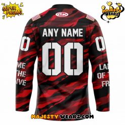 Bloomington Bison Military Appreciation Night Custom Hockey Jersey