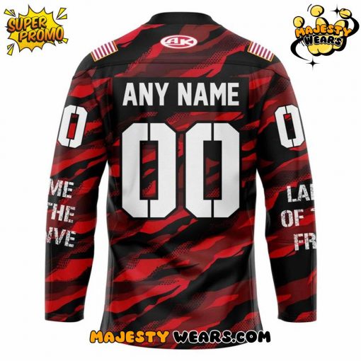 Bloomington Bison Military Appreciation Night Custom Hockey Jersey