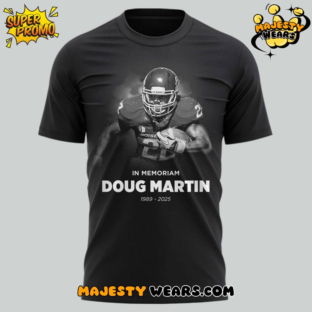 Boise State Broncos In Memoriam Doug Martin T-Shirt Boise State Broncos In Memoriam Doug Martin T-Shirt