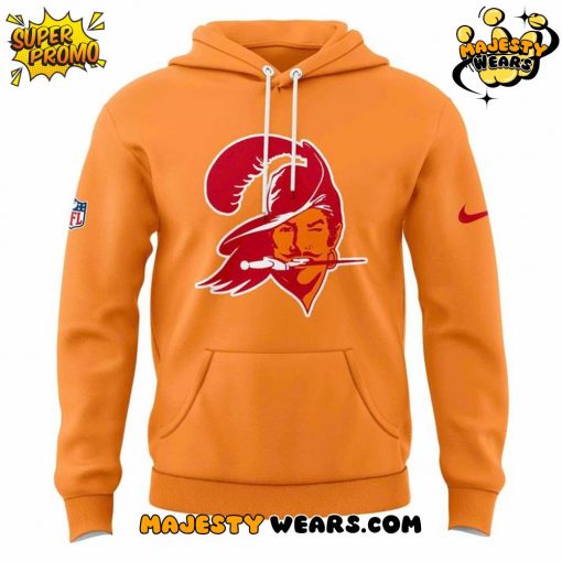 Bucs 50th anniversary Sideline Orange Hoodie