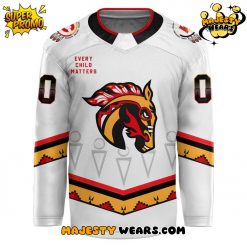 Calgary Wranglers 2025 Indigenous Night Custom Hockey Jersey
