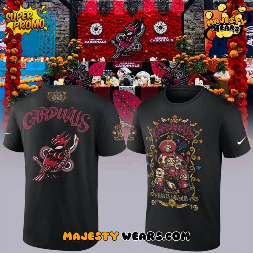 Cardinals Black Hasta La Muerte Graphic T-Shirt