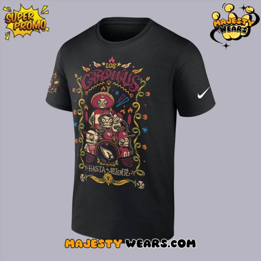 Cardinals Black Hasta La Muerte Graphic T-Shirt