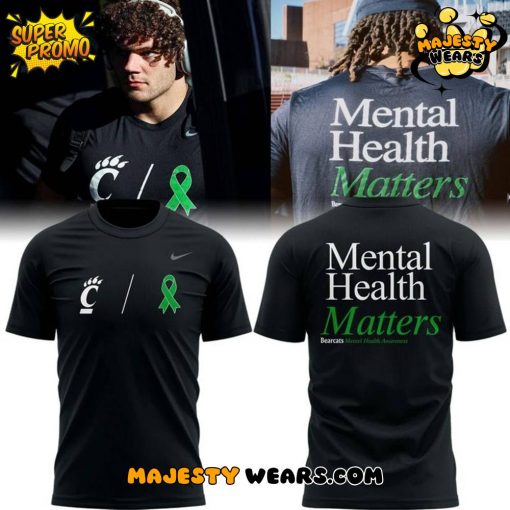 Cincinnati Bearcats 2025 Mental Health Matters T-Shirt