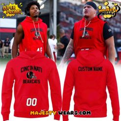 Cincinnati Bearcats Custom Red Hoodie