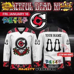 Cincinnati Cyclones Grateful Dead Night Custom Hockey Jersey