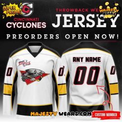 Cincinnati Cyclones Throwback Weekend Custom Hockey Jersey